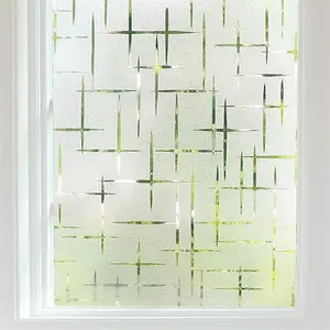 Frosted Window Film, Non-adhesive Window Privacy Film, Self Static-cling Decorative Window Cling for Home Office, Home Decor, Decoration Sticker, Stickers