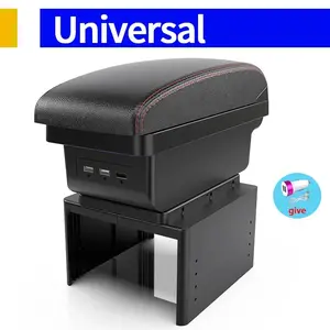For Fiat Grande Punto  Car Armrest box Universal Model Armrest Car Accessories Storage Box Retrofit parts Increase Relieve Fatigue Universal Armrest Extender