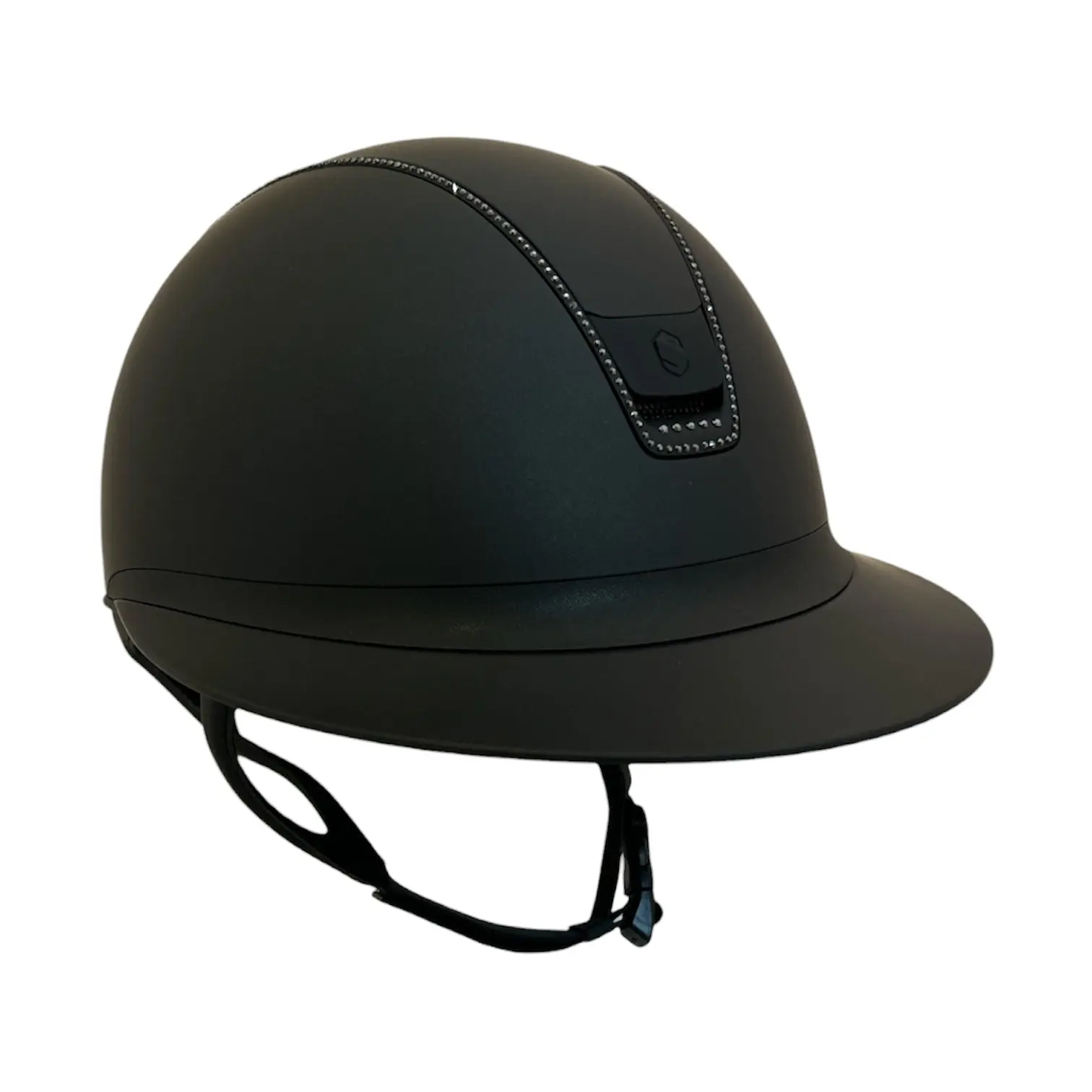 Samshield 2.0 Miss Shield Shadowmatt with 300 Jet Hematite Swarovski Trim Helmet