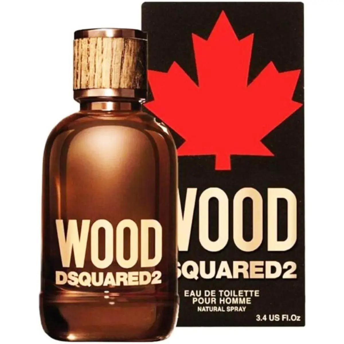 Dsquared2 Wood Citrus Men's Eau de Toilette (EDT) - 2018 Launch, 3.4 fl oz Spray, Boxed Luxury Fragrance, Retail Packaged Fragrance, New In Box, Single Item, Boxed Luxury Men's Fragrance