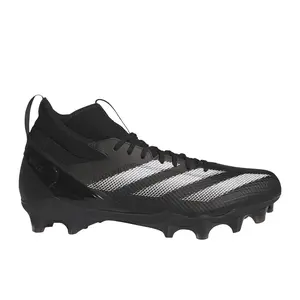 adidas Mens Adizero Impact Football Sneakers Shoes - Black, Silver