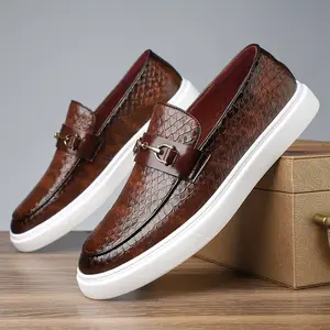 British Style Men's Business Casual Shoes|   Breathable Soft Sole Non-Slip Versatile Leather Shoes