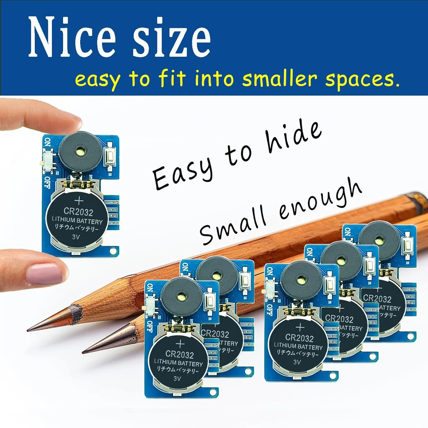 [Prank]6 PCS Cricket Noise Maker , Hidden Beeping for Months, Funny Office Pranks for Adults (6S)