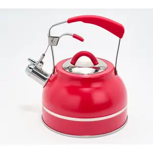 Aarti Sequeira 2.3-qt Stovetop Tea Kettle w/ Silicone Handle