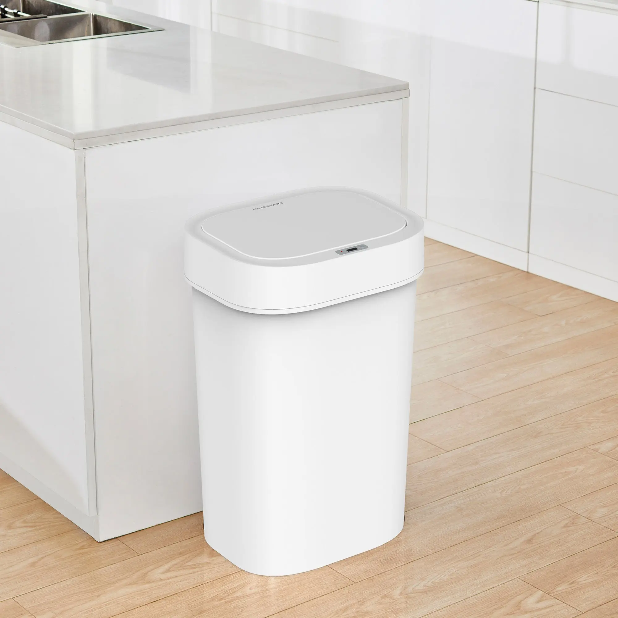 Rectangular Automatic Touchless Infrared Motion Sensor Trash Can | 13 ...