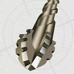 【SUMNEW-SHOP】Set of 4/8 Heavy-Duty Cement Drill Bits - Ideal for Professional Construction And Projects, Featuring a Serrated Design And Titanium Coating, Perfect for Cement, Tiles, And Metals - Works with Electric And Impact Drills