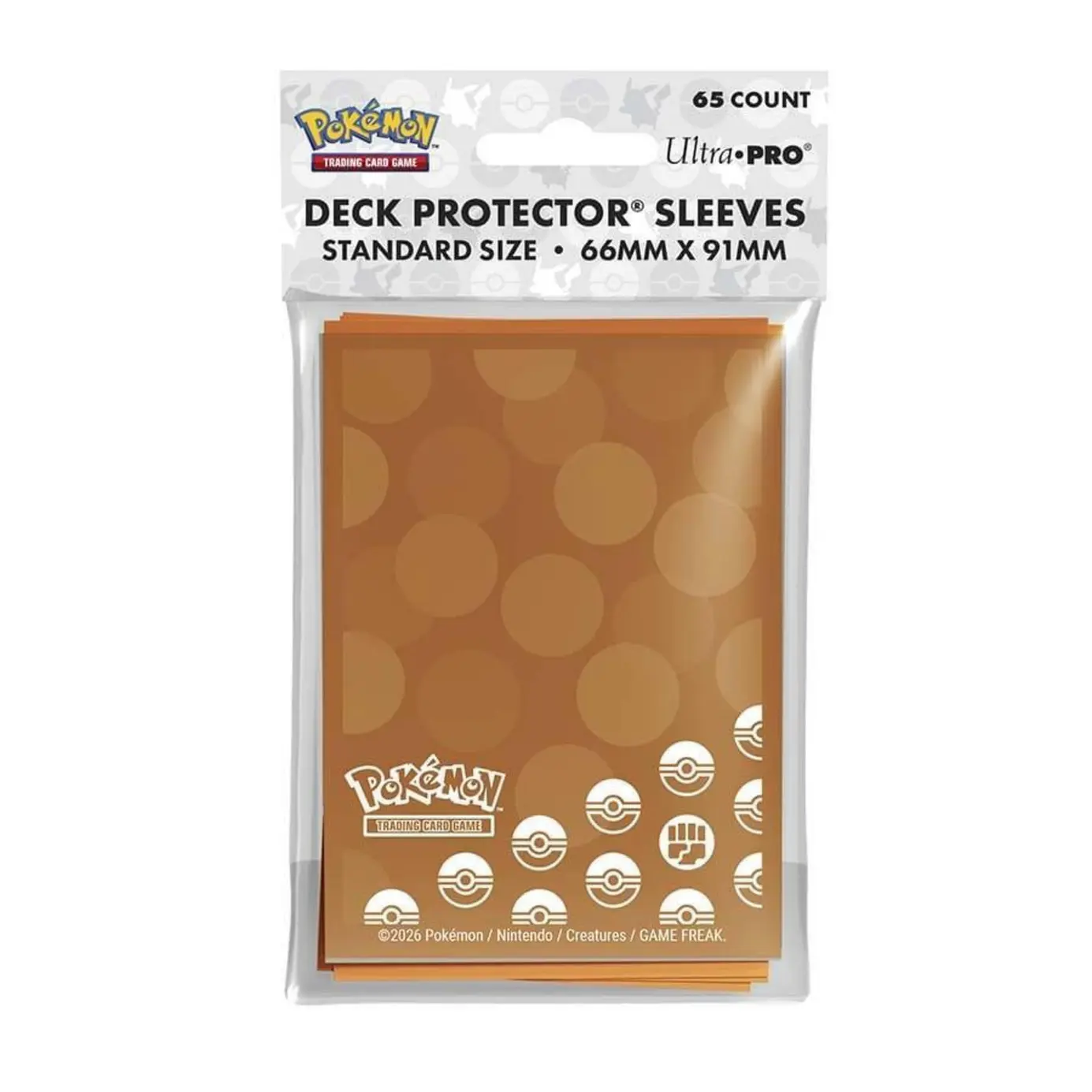Ultra Pro Pokemon Fighting Type Sleeves - 65 count