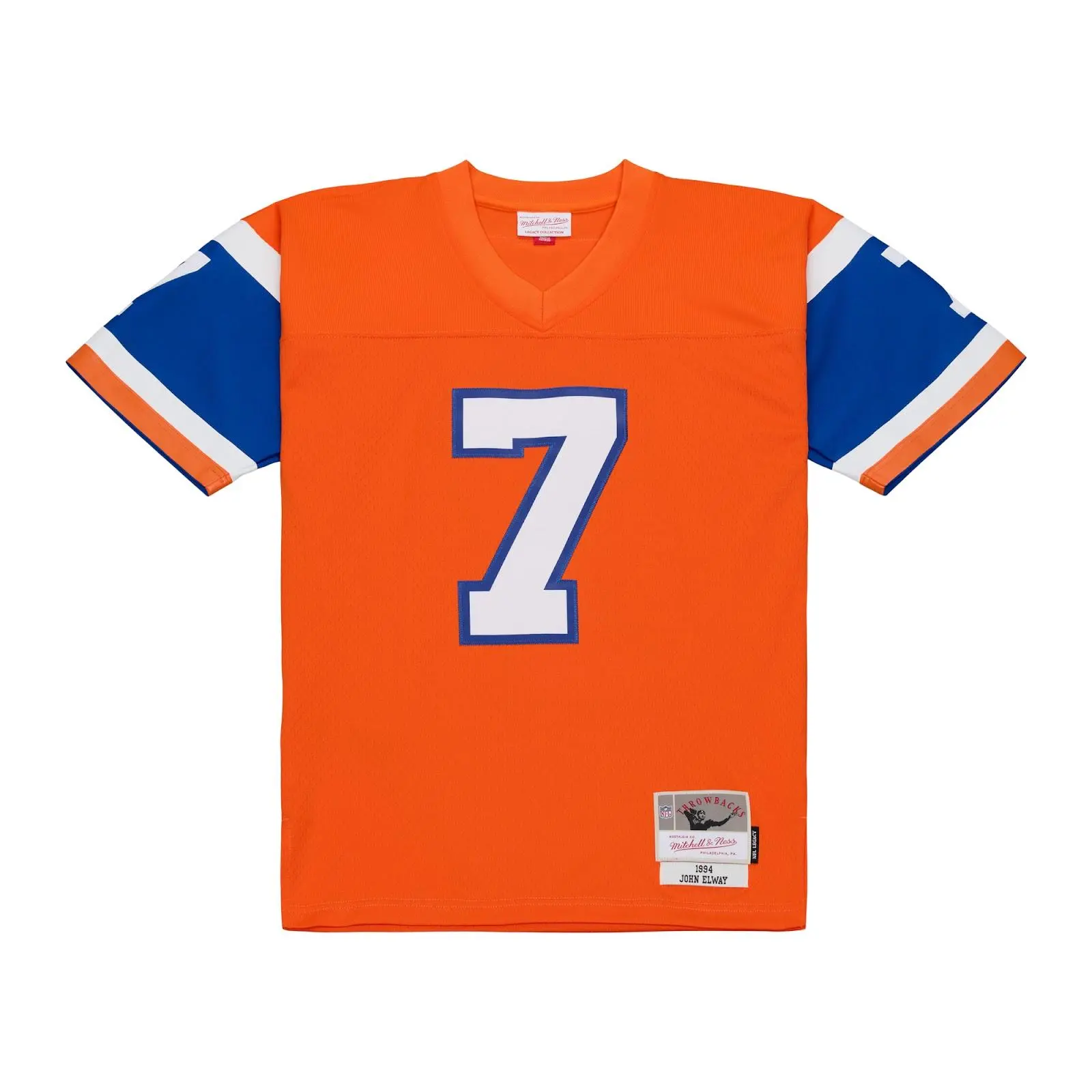 John Elway Denver Broncos 1994 Orange Legacy Jersey NFL Throwback Mitchell & Ness