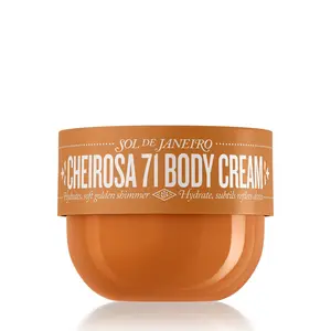 Sol de Janeiro Cheirosa 71 Body Cream Limited Edition Lightweight Hydration with Soft Golden Shimmer and Cozy Scent
