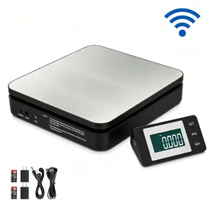 110lb/0.1oz 50kg/2g Shipping Scale for Packages,Postal Scale for Packages Small Business,4 Weighing Modes Mail Scale Includes AC Adapter and AAA,Wireless Postal Scale Digital Shipping Postage Scale with Tare and LCD Dispaly