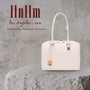 STYLELATCH LARGE SHOULDER HANDBAG - ZIPPERED TOTE BAG - Chicago White