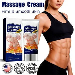TrueRelief Shea Butter Hot Sweat Massage Cream, Body Cream for Abdomen, Chest, Buttocks, Arms, Lifting and Firming Skin, Large Capacity Body Care Product for Women, Body Contouring Cream, Cosmetic