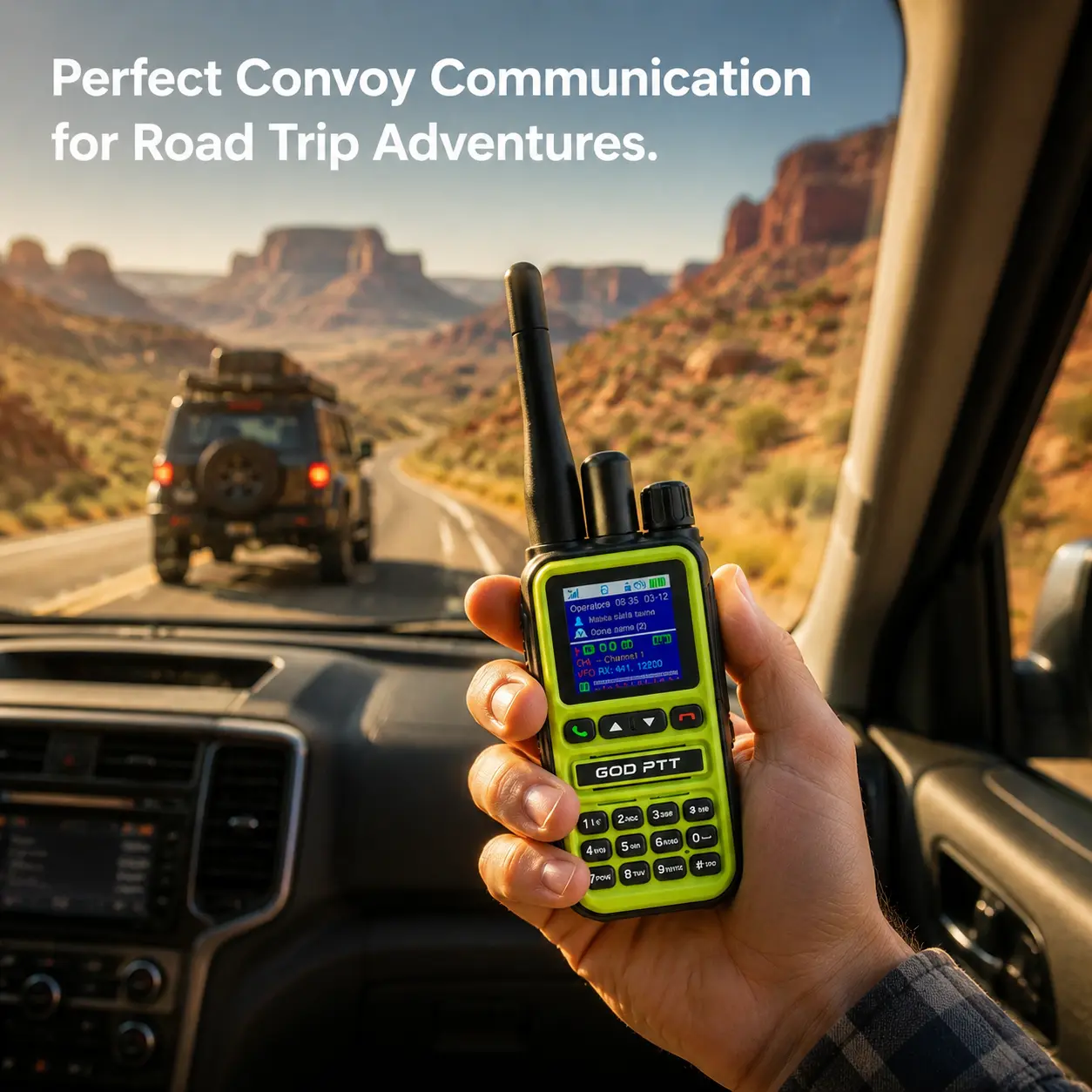 Rugged 4G Walkie Talkie for Teams, SIM Card 2-Way Radio with 12-Month Free Data, Group Chat, Private Chat, Dual Band Portable Radio, USB-C Programming for Warehouse & Job Site Team Comms