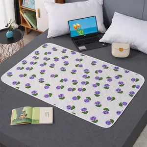 Washable Bed Pad, Reusable Waterproof Mattress Cover, Bed Mattress Protector, Bedding Protector for Elderly, Teens and Menstrual Use