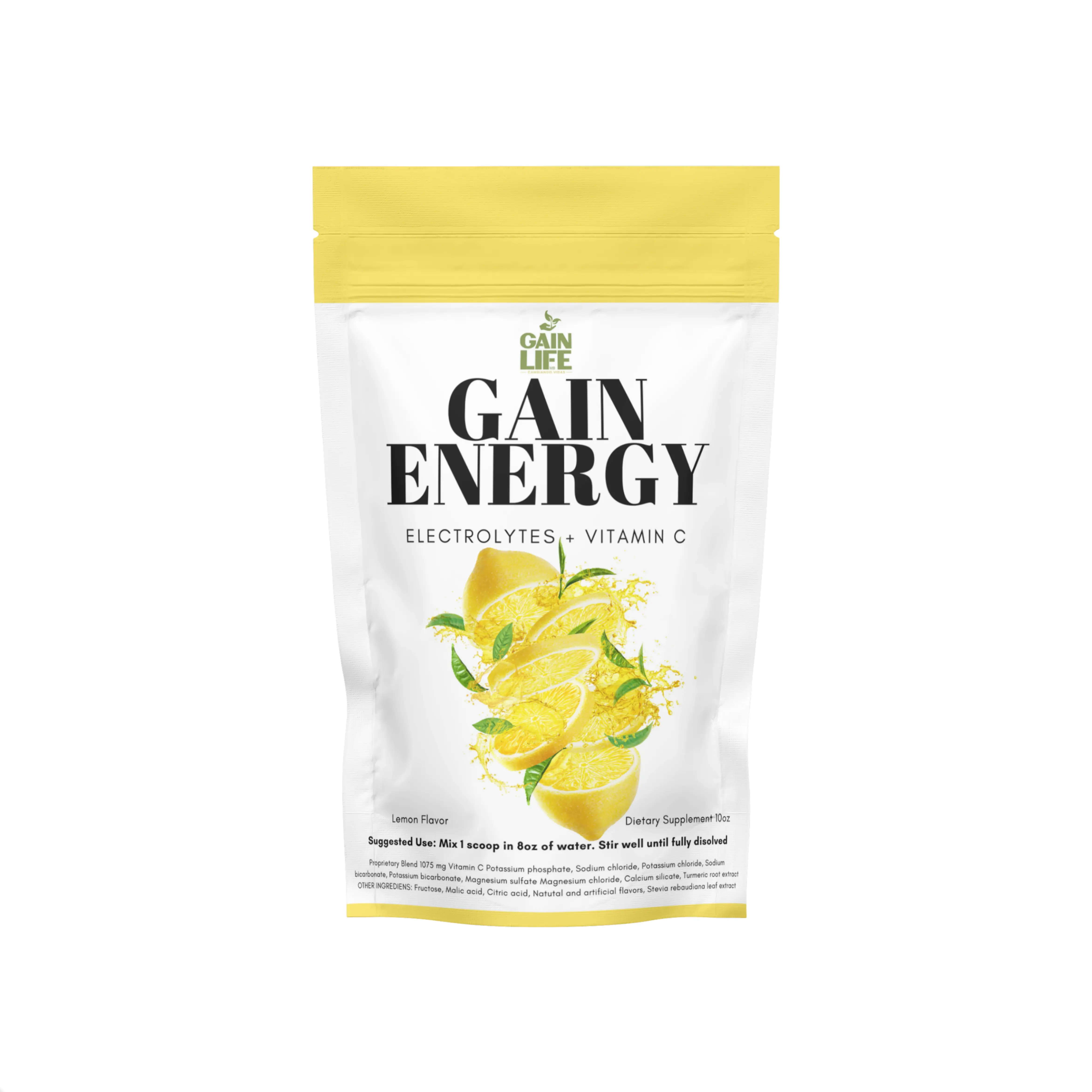Gain Life Gain Energy Vitamin Drink Mix Powder Electrolytes Gain Life Gain Energy Vitamin Drink Mix Powder Electrolytes