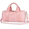 Women's 16" 15L Workout Sport Bag - Portable Gym Duffel with PU Leather Handle, Shoe Compartment, Waterproof Pocket for Daily Commute, Fitness, Shoulder Bag & Women's Accessories, Workout Sport Bags