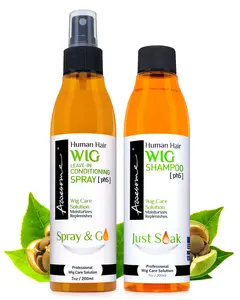 Human Hair Wig Shampoo & Leave in Conditioner Spray for wigs Human Hair Wig Shampoo & Leave in Conditioner Spray for wigs
