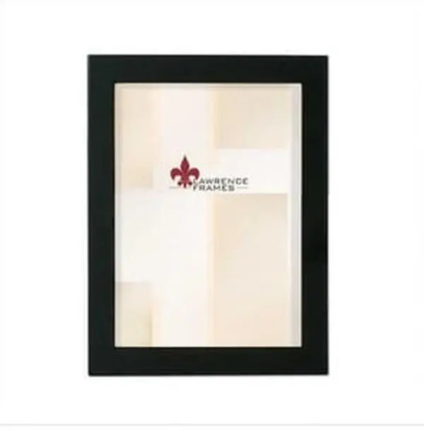 Lawrence Frames Gallery Collection 2x3 Black Wooden Photo Frame - Home Decor for Wall Display
