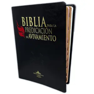Bible in Spanish for Revival Preaching Reina-Valera 1960 Imitation Leather Black with Index
