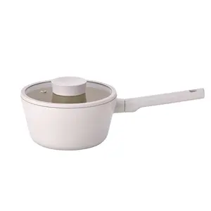 NEOFLAM Korean Vulcan 7-Inch Ceramic Coated Soup Pot - Induction & Gas Stove Compatible