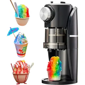 Shaved Ice Machine - Snow Cone Machine Equipped With Stainless Steel  Adjustment Knob to Freely Adjust the Thickness of the Snowflakes and 2  Plastic Ice Mold Cup