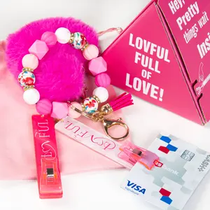 Lovful | Card Grabber Keychain for Long Nails - Manicure Savior Tool, Easy ATM & Phone Use, Nail-Friendly Essential Press ons, Gel Extensions, Perfect Gift (2 Pack)