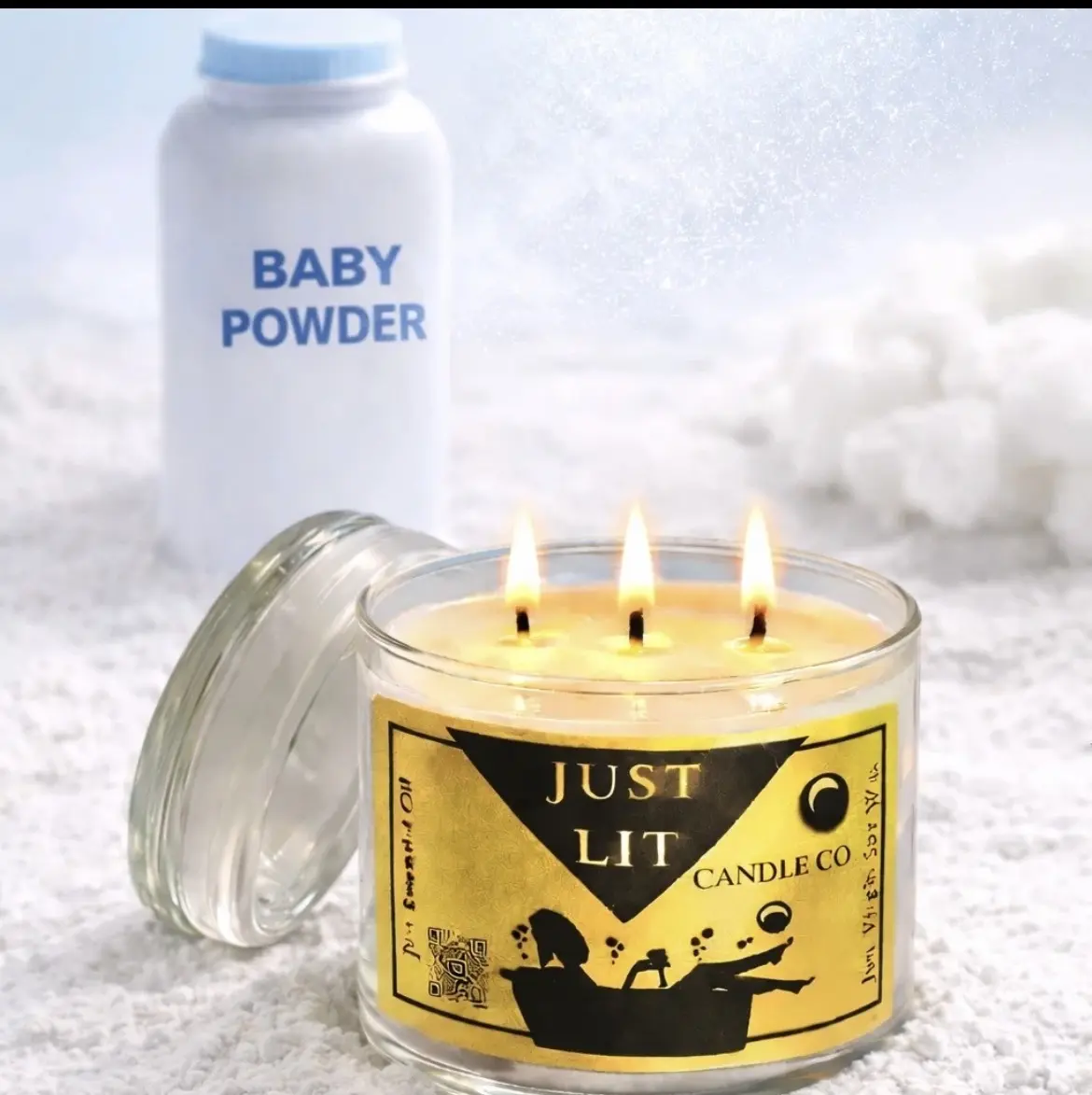Just Lit's Baby Powder Candle