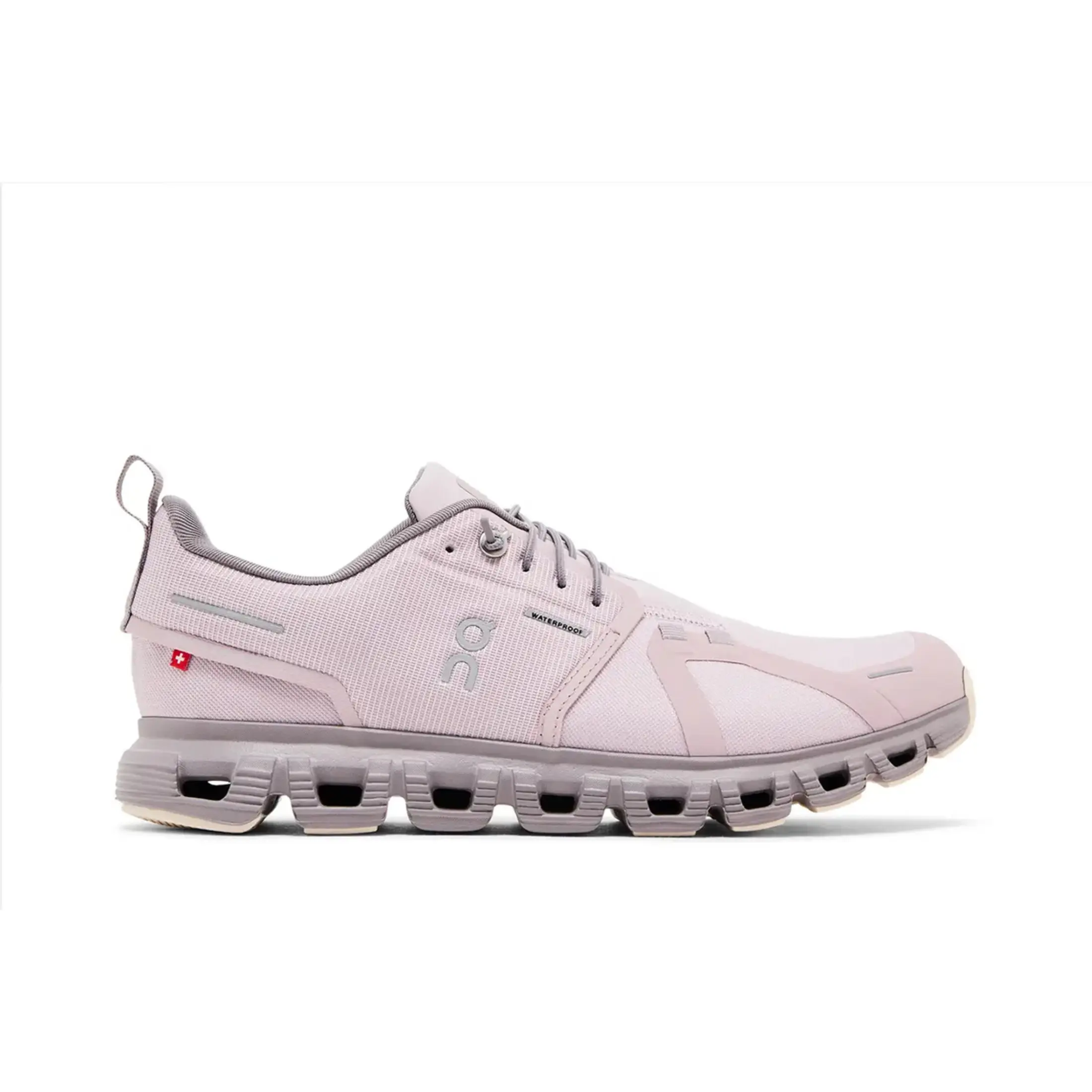 On Running Cloud 6 Waterproof Mauve Zinc 3WF10053037 Women's Fashion Shoes New