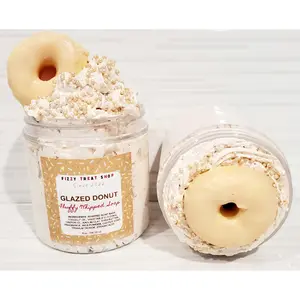 Glazed Donut | Fluffy Whipped Soap | Sugar Scrub