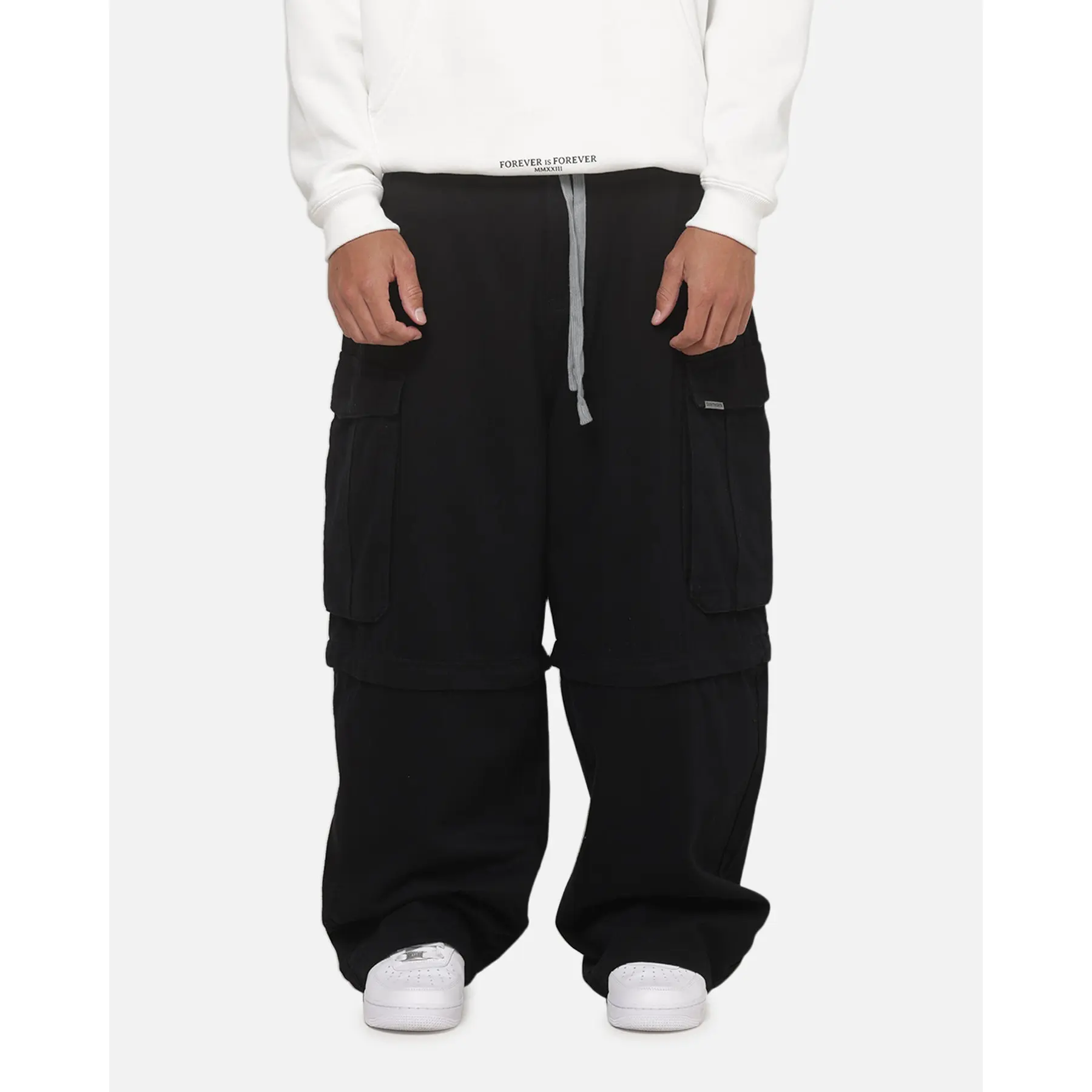 Saint Morta Umbra Super Baggy Cargo Pants Black