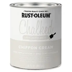 Rust-Oleum 236276 30 oz Chalked Ultra Matte Sheen Paint - Chiffon Cream