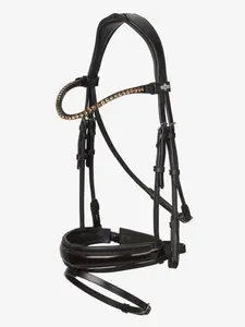 LeMieux Kudos Patent Dressage Bridle - Brown