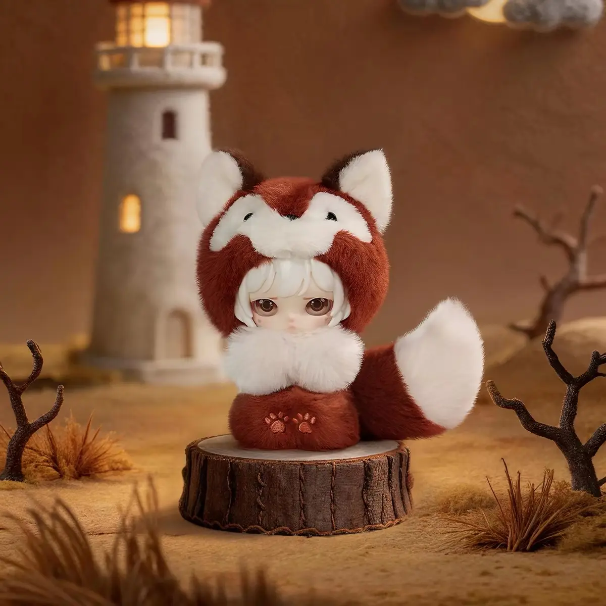 AYORTOY-Emo's Fantasy Animal Mystery Blind Box Collectible, Adorable Mini Character Figure, Random Design with Hidden Surprise Style, Cute Desk Decor