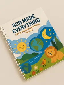 4-week Kids Devotions Activity Book | Bible Lessons & Kid’s Faith Activities | Christian Bible Learning
