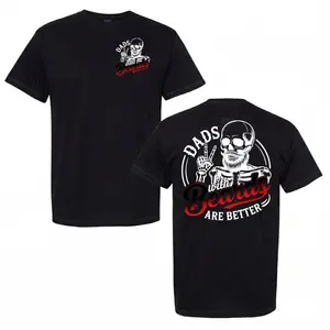 Funny Bearded Dad T Shirt, Trendy Father Graphic Tee With Bold Family Humor Design, Casual Unisex Short Sleeve Shirt, Giftable Everyday Dad Style For Father’s Day