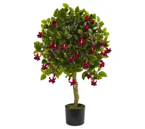 3' Fuchsia Artificial Tree by Nearly Natural 3' Fuchsia Artificial Tree by Nearly Natural