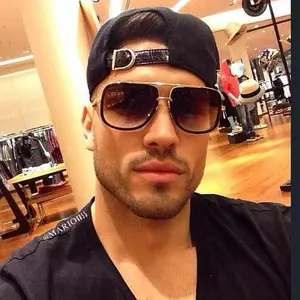 Shadz Aviator "PERFECT MATCH" Men's Sunglasses Square Frame 400UV Protection Classic Style Rectangular Fit All Faces Durable Fashion Accessory Windproof Polarized