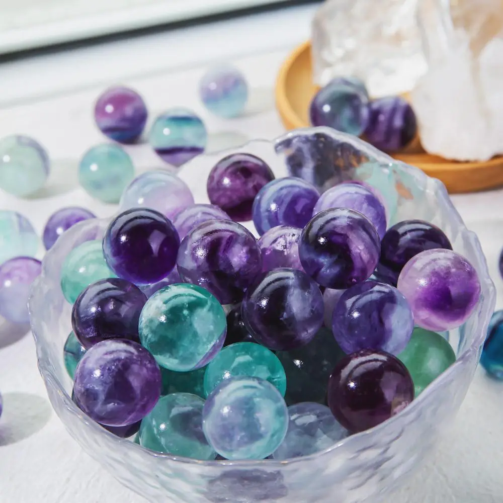 Natural Crystal Flourite Sphere