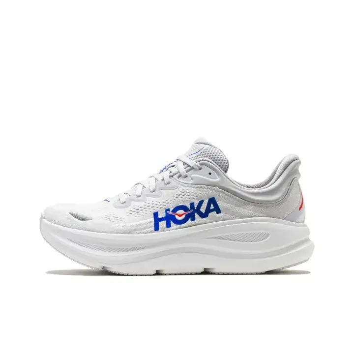 Unisex All‑Day Wear Athletic Walking Shoes, Off‑White Light‑Gray Breathable Mesh, Max Cushion Cloud‑like Feel, Meta‑Rocker, Arch Support, Vibram Grip Durable Outsole, Comes With Original Shoe Box