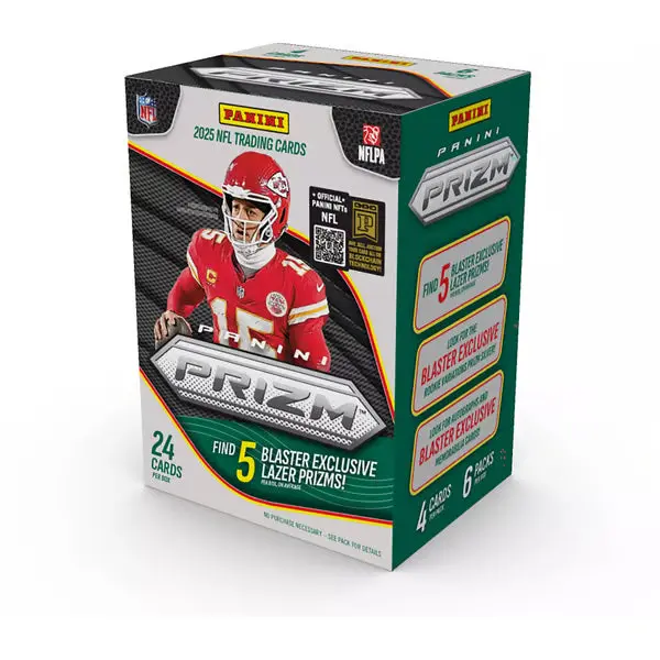 Panini 2025 Prizm Football Blaster Box (Lazer Prizm)