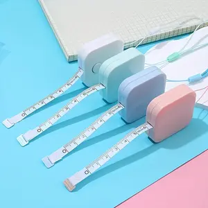 Mini Measuring Tape with Hanging Rope, Soft Ruler, High Precision Measurement, Dual Sided Cm & Inch Scale, Portable 1.5m/60in, Centimeters And Inches, Dual Scaled