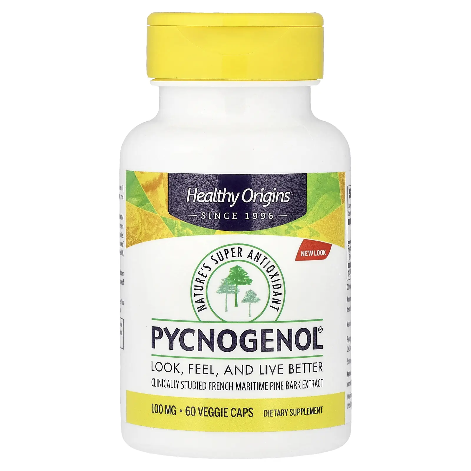 Healthy Origins Pycnogenol®, 100 mg, 60 Veggie Caps