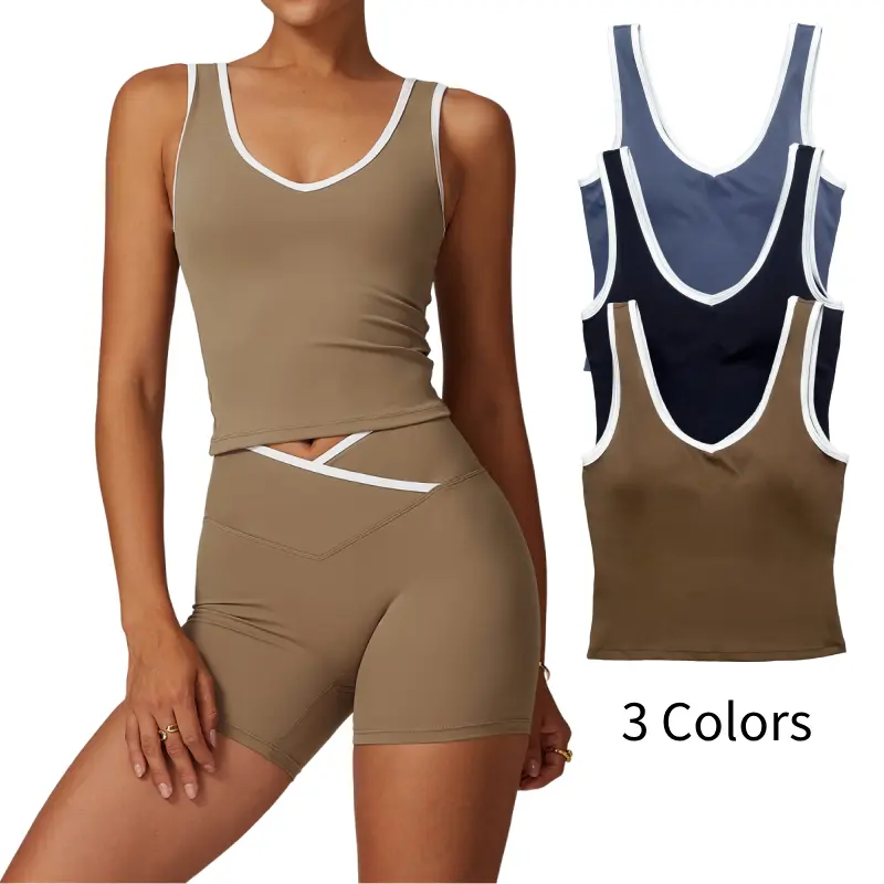 Yoga Set Women’s 2 Piece | High-Waisted Workout Outfits - Moisture-Wicking & 4-Way Stretch | Hot Yoga, Gym Workouts & Coffee