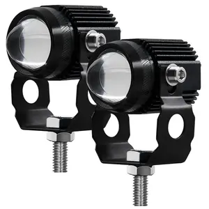 Motorcycle LED Spotlight Headlight, COB Dual Function Lens Light, 12V/24V Super Bright Bike Lighting for Safe Riding, High Lumen Headlight, Motorcycle LED Lights, Motorcycle Headlights