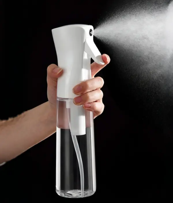 Continuous Spray Bottle for Hair, Fine Mist Continuous Spray Water Bottle, Reusable Refillable Hair Spray Bottle for Hairstyling, Salon, Travel, Home Use