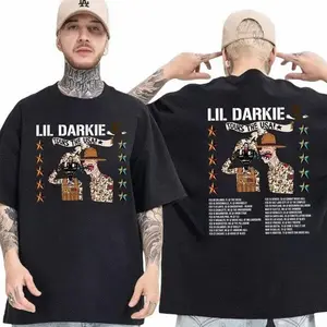 Lil Darkie USA Tour Tee, Rap Fan Cotton T-Shirt, Unisex Streetwear Graphic Shirt, Casual Lil Darkie Shirt for Men & Women 5