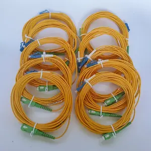 10PCS 3M/5M Fiber Optic Cable SC/APC to LC/UPC Single Mode Simplex Core LSZH 2mm SC-LC Patch Cord Fiber Optic Extension Cable