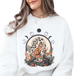 Fox Sweatshirt, Fox Lover Shirt,  Forest Sweatshirt, Nature Lover Gift, Unisex Sweatshirt, Hiking Sweatshirt, Gift For Him, Gift For Her, Goblin Core Sweatshirt, Cute Sweater, Fall Season Sweatshirt