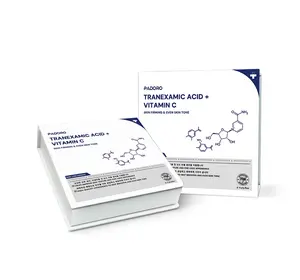 PADORO Tranexamic Acid Serum, Evens out skin tone, contains golden Vitamin C to improve skin tone, anti-aging, suitable for all skin types, skincare, repairs and soothes, reduces wrinkles, moisturizes. A great holiday gift.