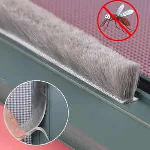 Self-Adhesive Felt Weather Stripping Seal - Durable Door & Window Draft Stopper, Textured Grip for Insulation, Noise Reduction & Air Leakage - Easy Install Door Bottom Seal for Energy Efficiency & Home Comfort